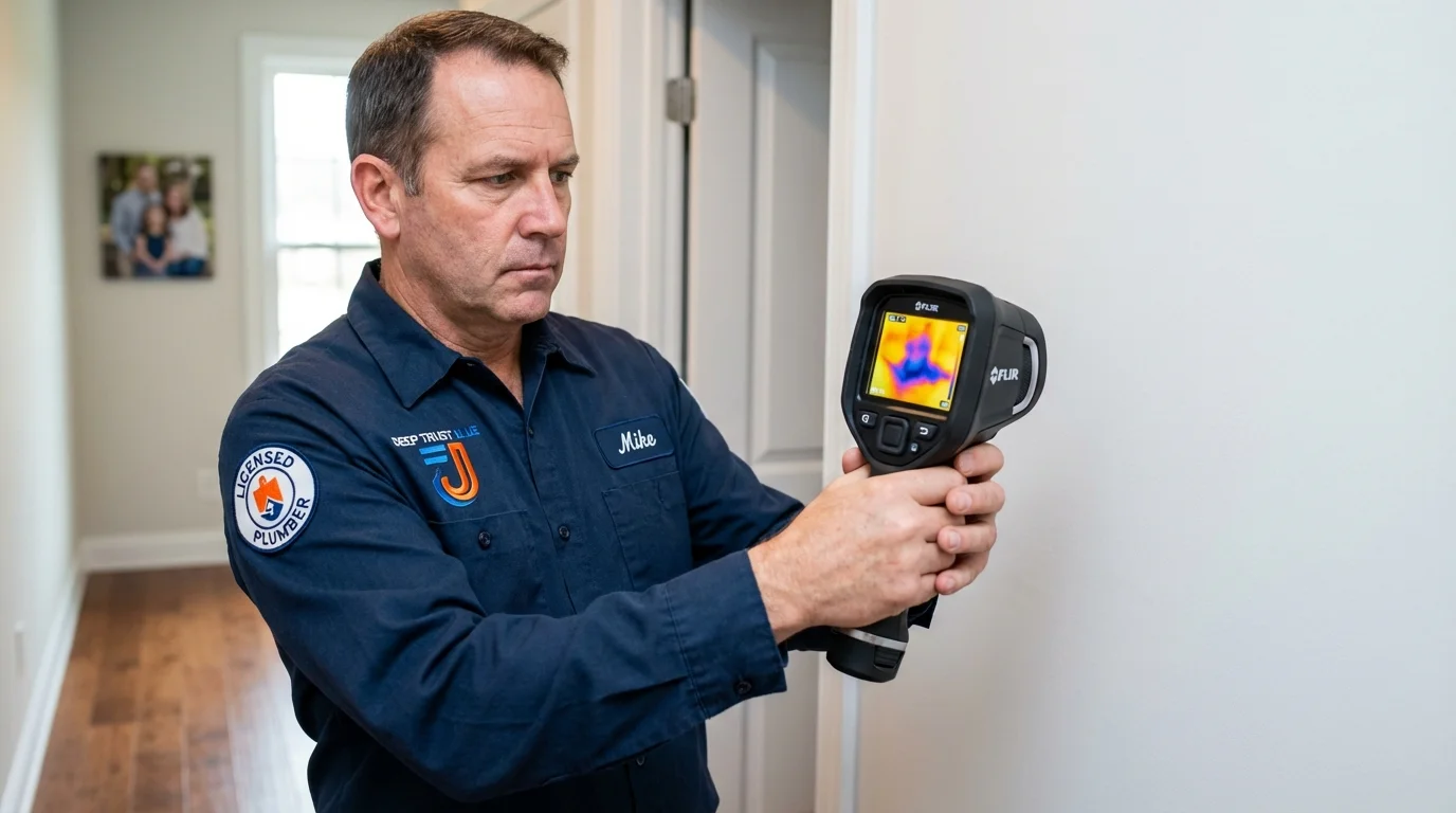 Thermal imaging leak detection by Johns Plumbing LLC in Bonners Ferry